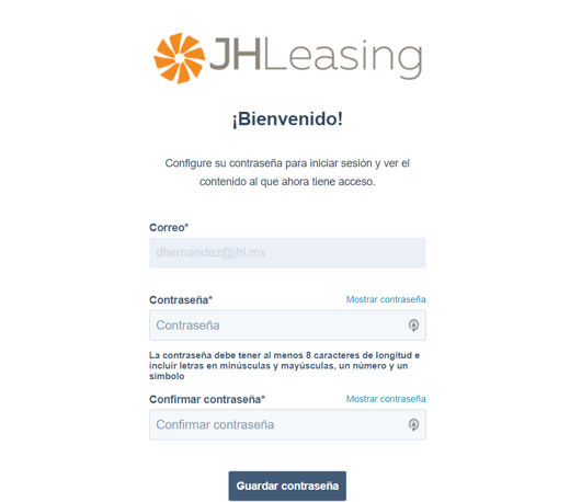 JHLeasing - Portal de clientes - password-1